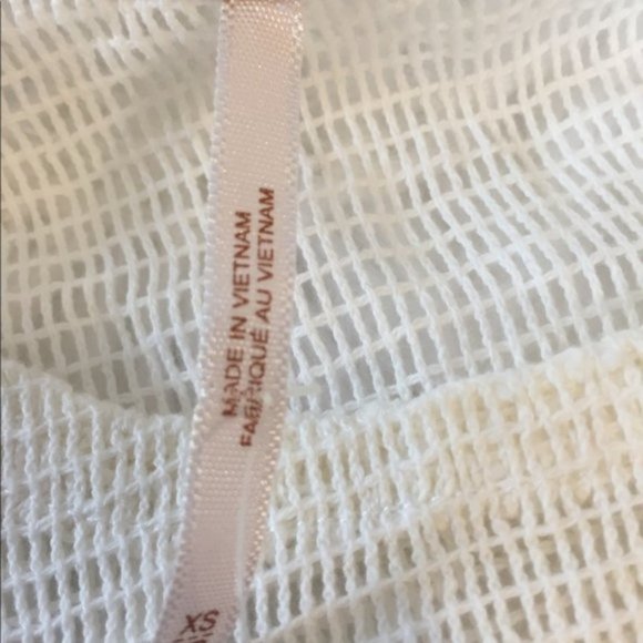 Free People NWT XS White Sleeveless Flounce Top - Picture 2 of 6